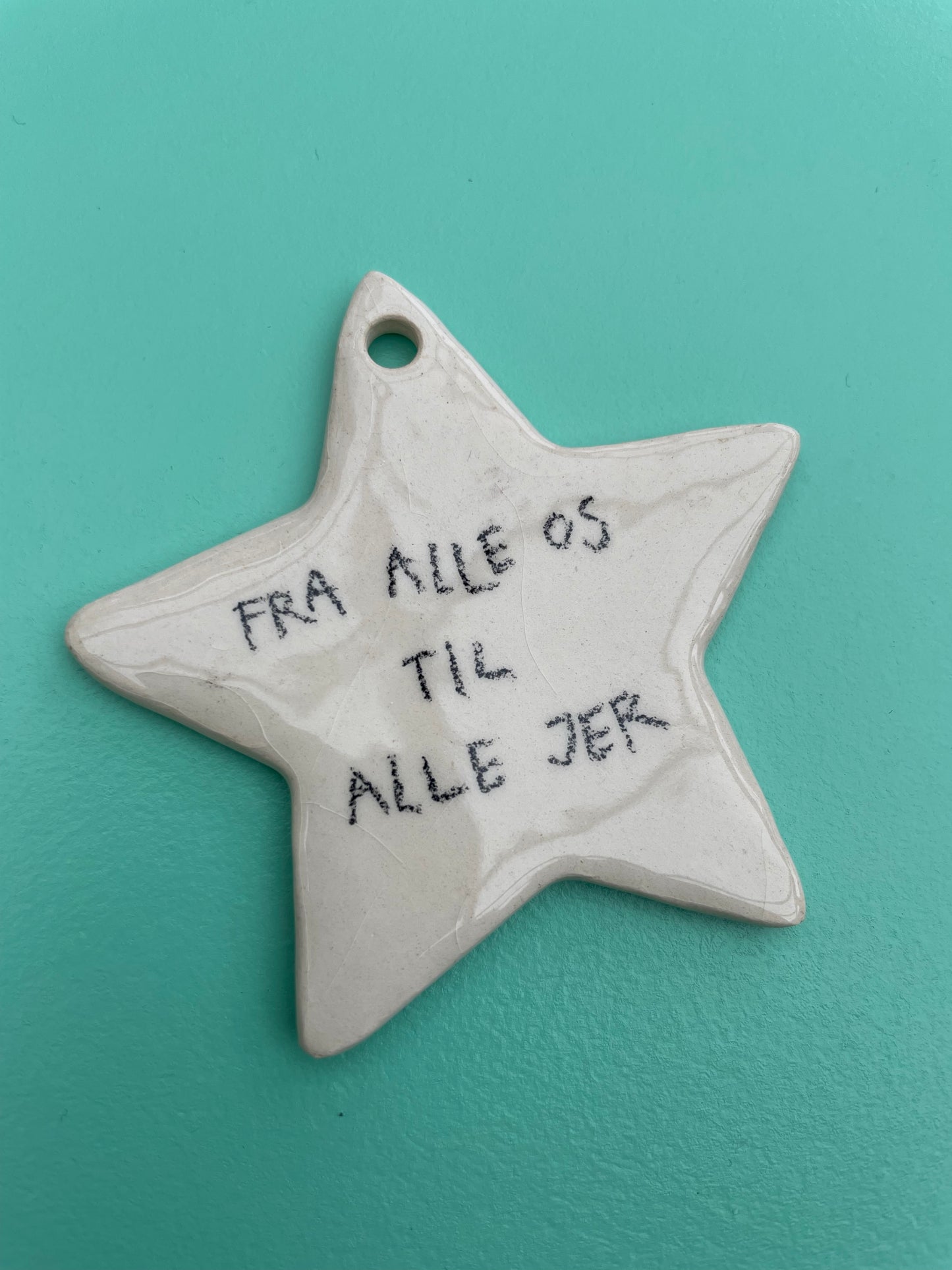 Stjerne med tekst