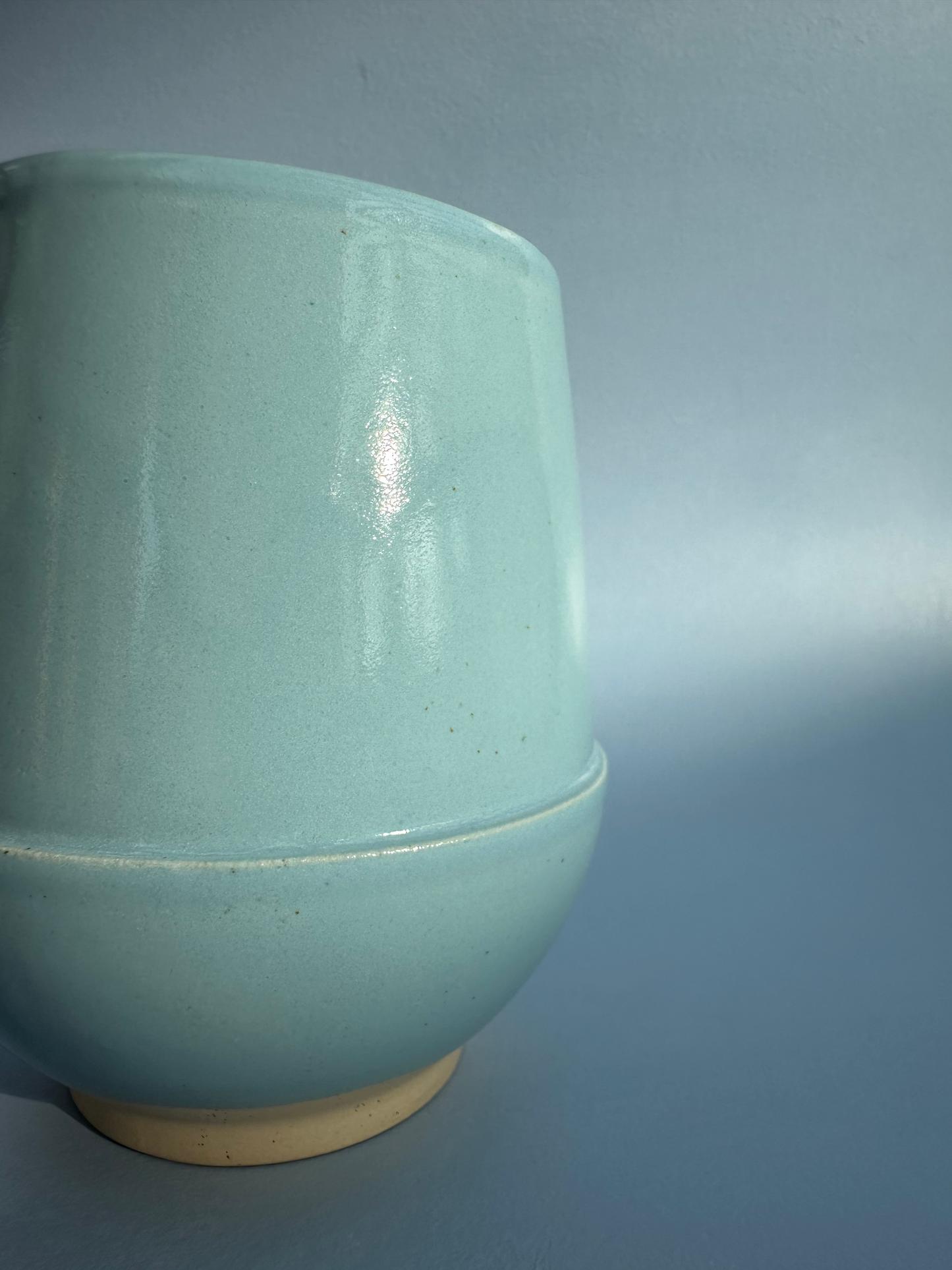 Lyseblå vase