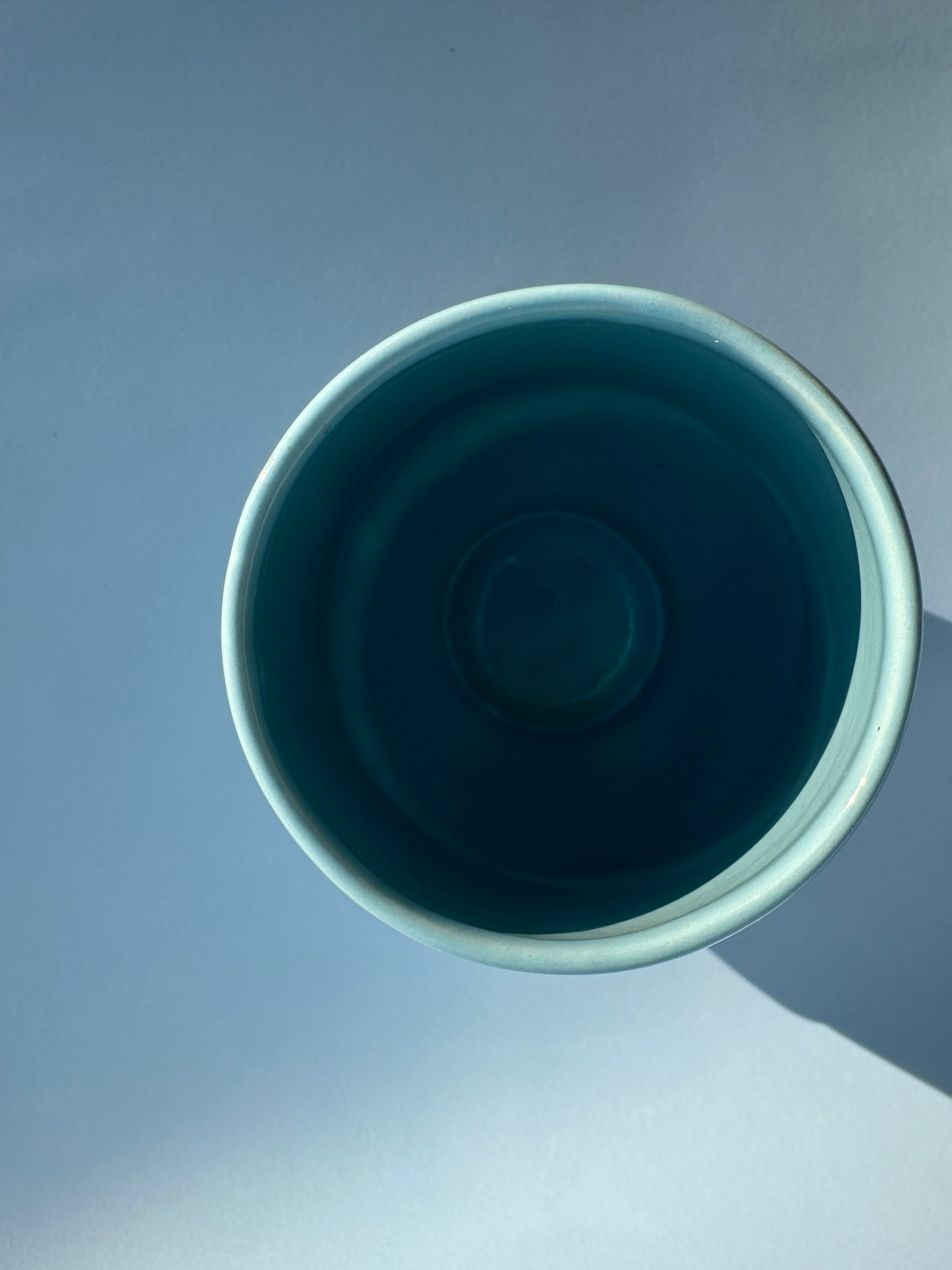 Lyseblå vase