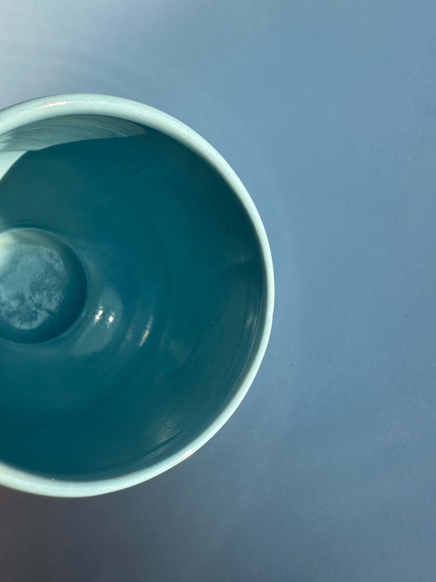 Lyseblå vase