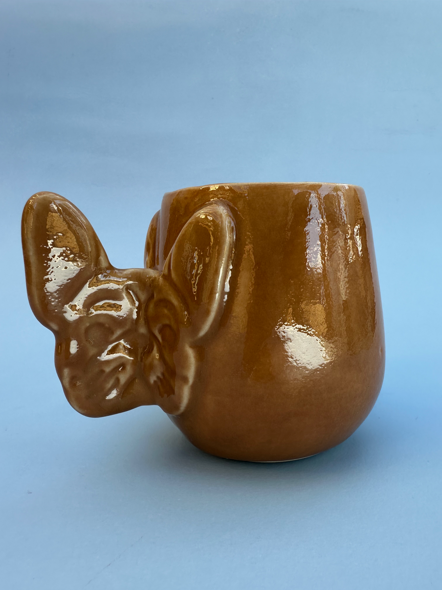 Fransk bulldog kop - lysebrun