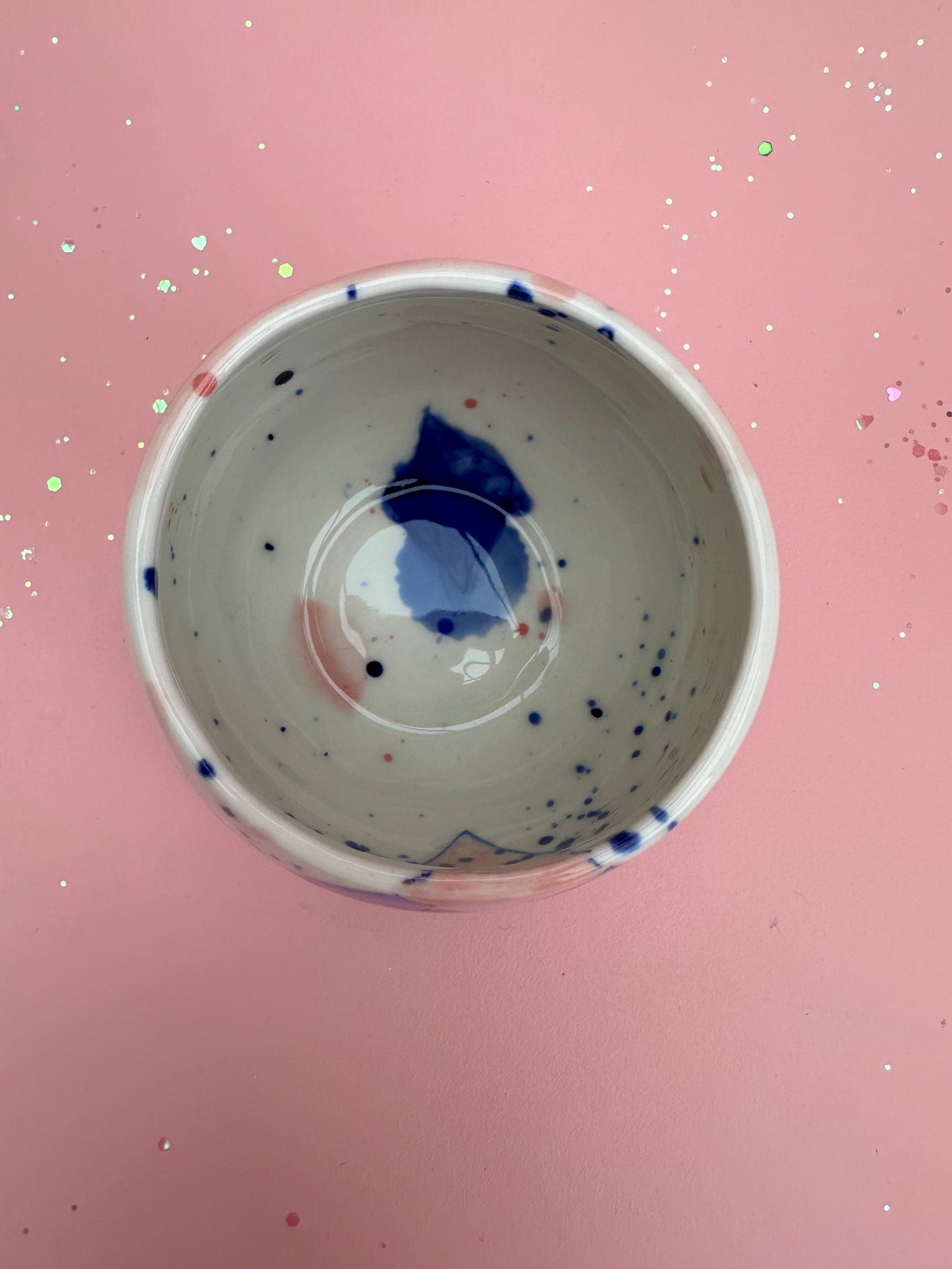 Kop med harlekin/splash