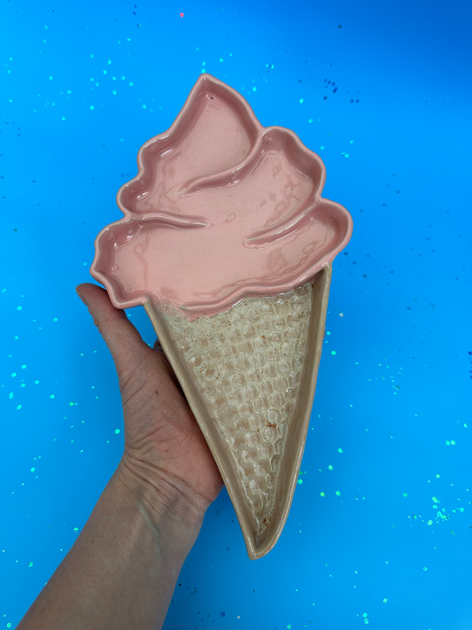 Isvaffelfad - jordbær