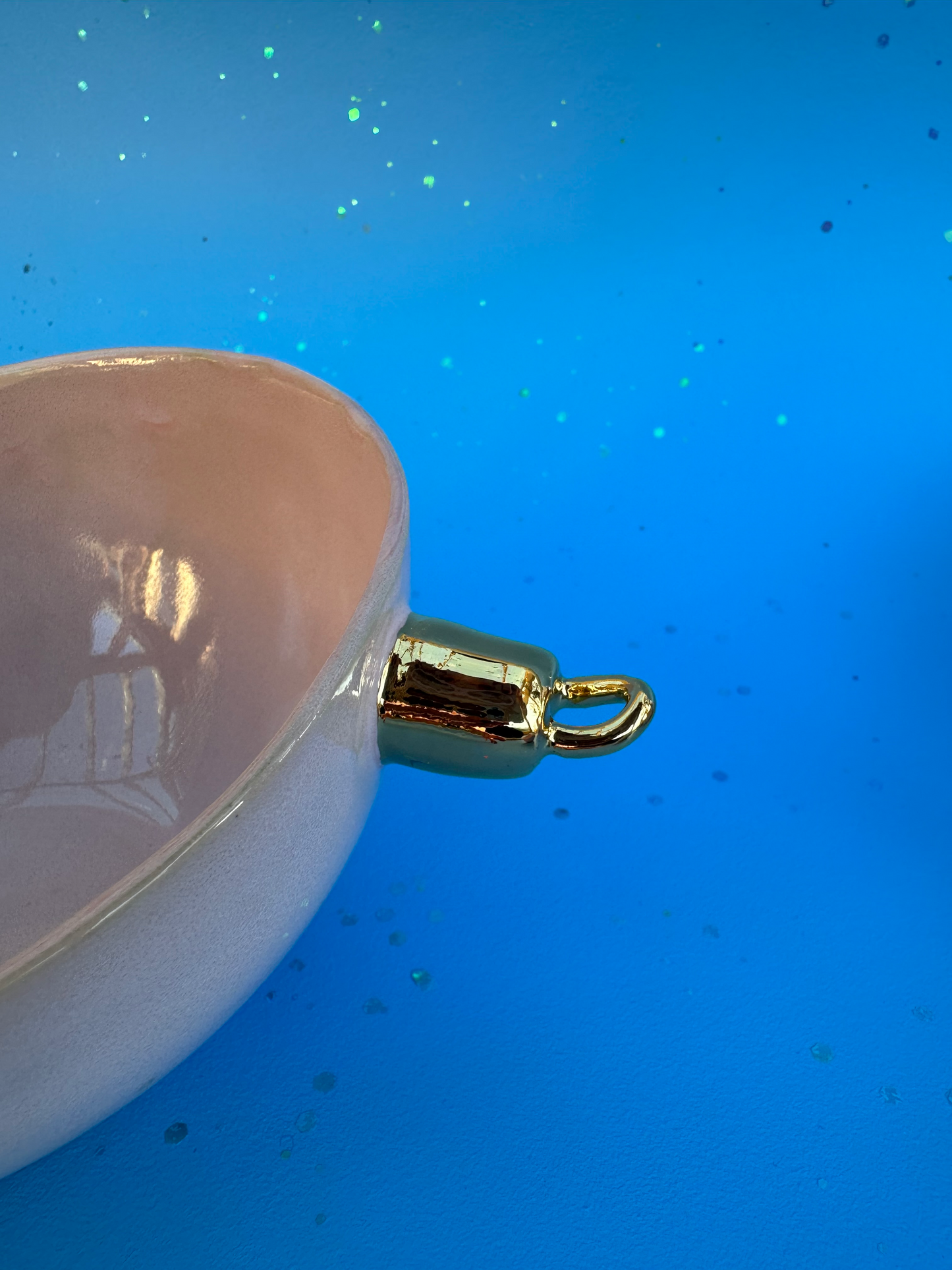 Julekugleskål, lille - rosa