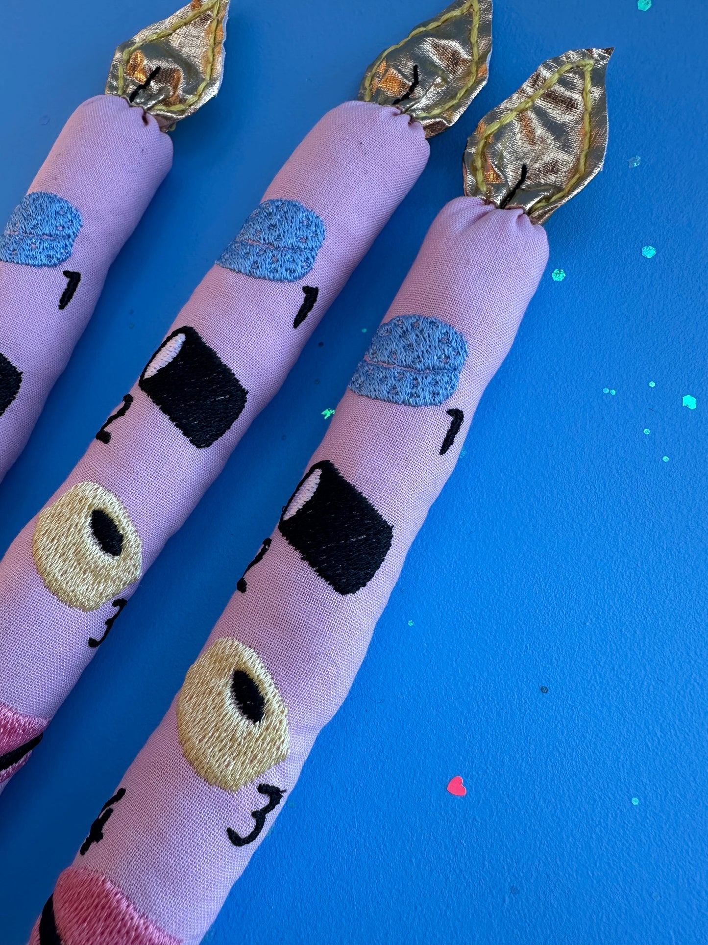 Stoflys med lakridskonfekt