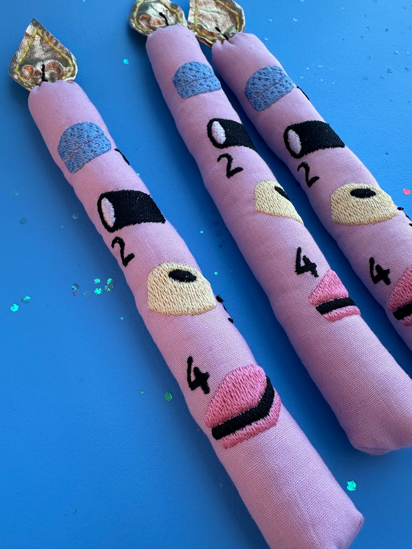 Stoflys med lakridskonfekt