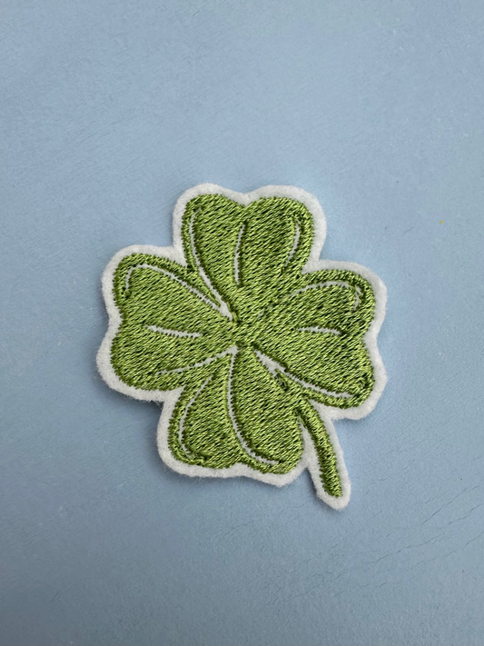 Firkløver broderi