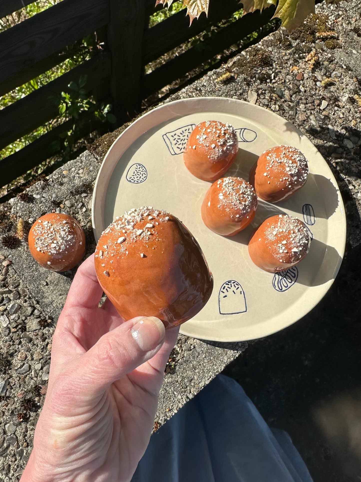 Flødebolle til bord