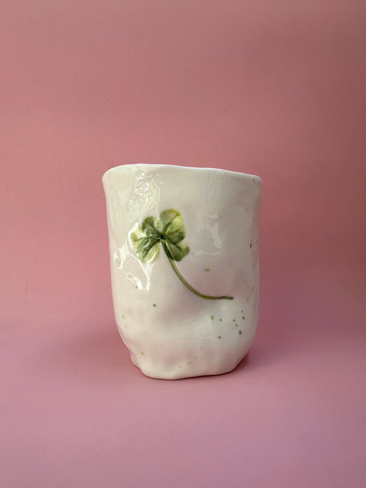 Vase med 6-kløver #A