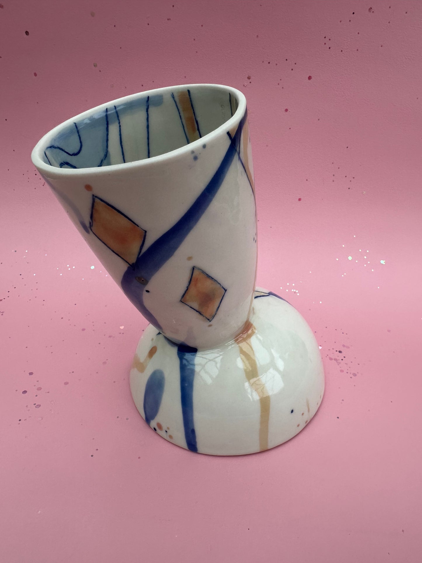 Opsats/vase - harlekin/splash