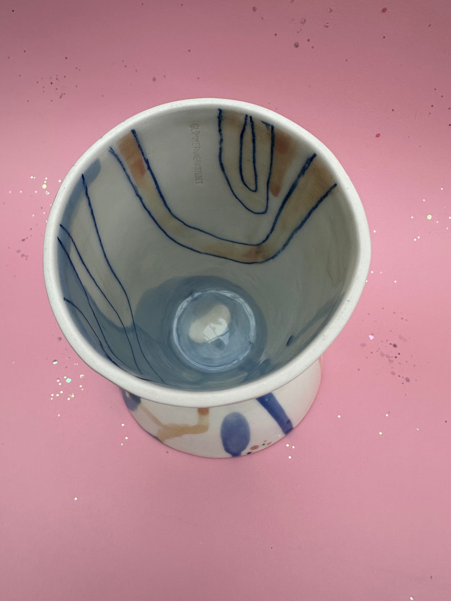 Opsats/vase - harlekin/splash
