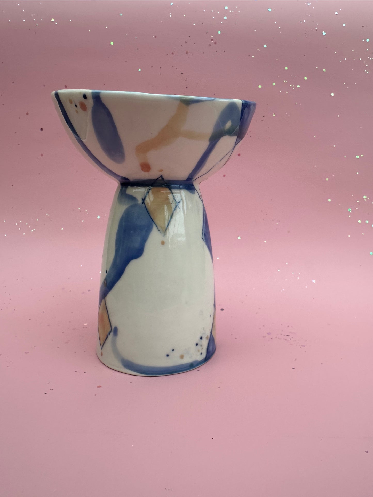 Opsats/vase - harlekin/splash