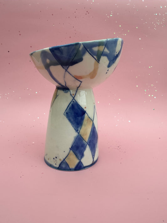 Opsats/vase - harlekin/splash