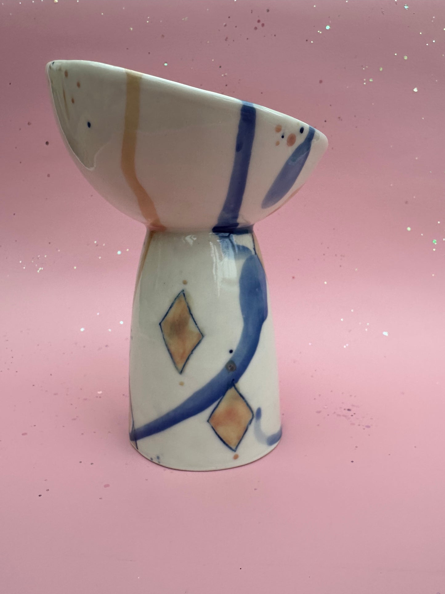 Opsats/vase - harlekin/splash