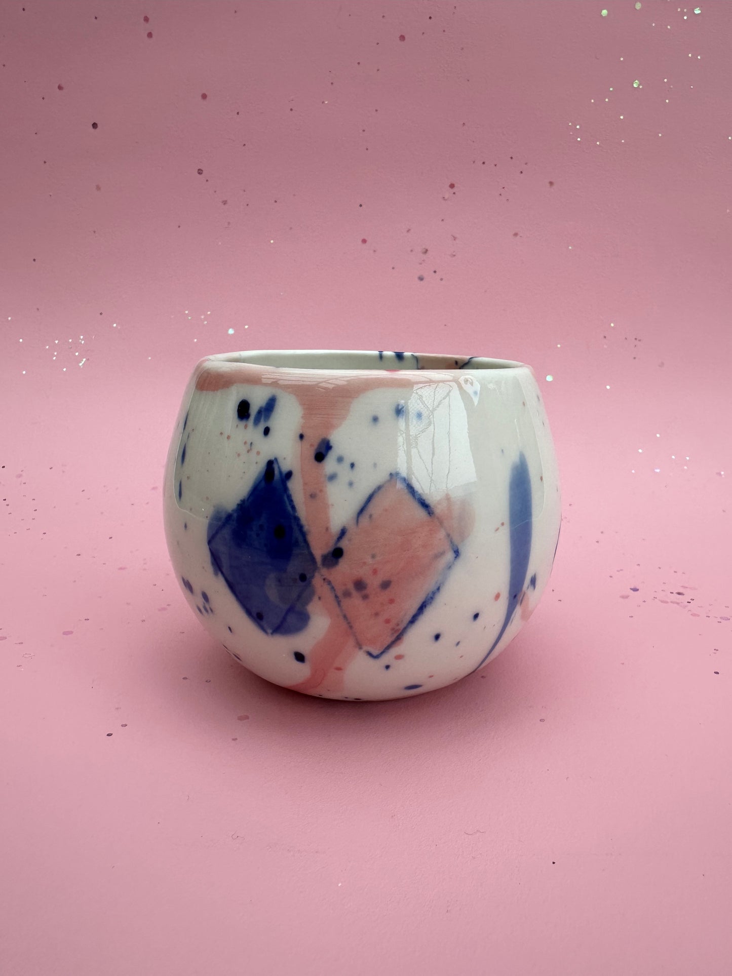 Kop med harlekin/splash