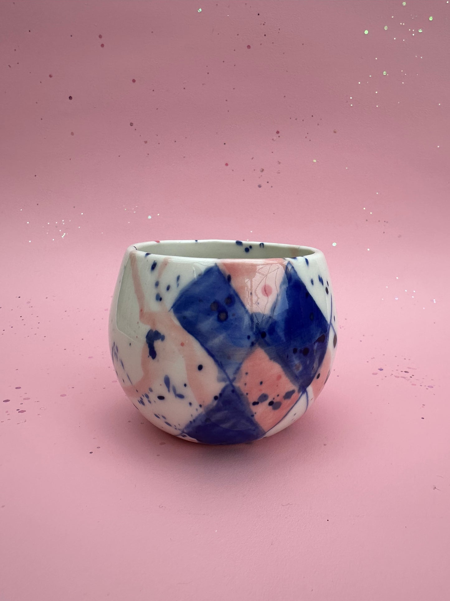 Kop med harlekin/splash